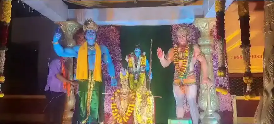 #jaisriram , shivamogga ramostava ram mandir celebration in shivamogga