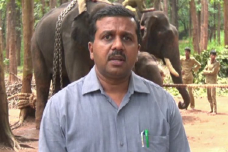 BREAKING NEWS | Elephant attacks doctor at Sakraibail camp, Neelambari knocks dr Vinay down with trunk