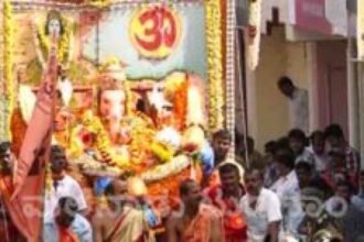 Hindu Mahasabha Ganapati! Veer Savarkar came to Shivamogga for this Ganesha!