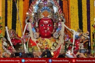 sagara marikamba jatre ಕಾಪಾಡು ತಾಯಿ! : ಸಾಗರ ಮಾರಿಕಾಂಬೆ ಜಾತ್ರೆಗೆ ವಿದ್ಯುಕ್ತ ಚಾಲನೆ! ದೃಷ್ಟಿಬೊಟ್ಟು ಇಟ್ಟು ಮಾಂಗಲ್ಯ ಧಾರಣೆ!