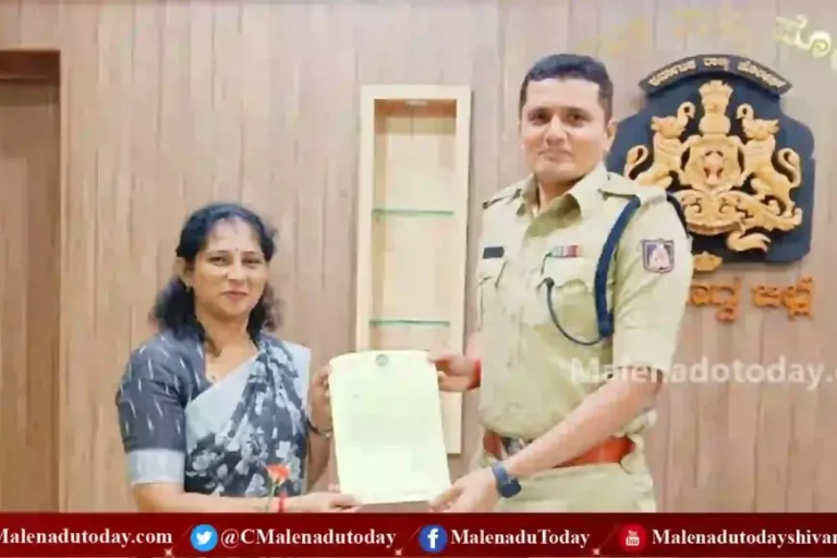 ಪೊಲೀಸ್ ಚೌಕಿ ನಿರ್ಮಿಸುವಂತೆ ಎಸ್​ಪಿ ಮಿಥುನ್​ ಕುಮಾರ್​ಗೆ ಮನವಿ!  ಕಾರಣವೇನು?