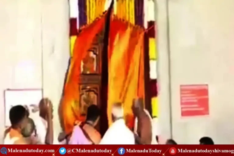 ಪರದೆ ಸರಿಸಿ ಗರ್ಭಗುಡಿ ಪ್ರವೇಶಿಸಿದ ತಾಯಿ | 800 ವರ್ಷಗಳಿಂದ ನಡೆಯುತ್ತಿದೆ ಈ ಪವಾಡ