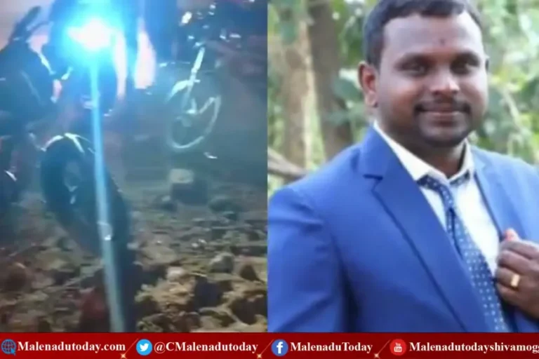 ಅಪ್ಪನನ್ನ ಕೂರಿಸಿಕೊಂಡು ಬೈಕ್ನಲ್ಲಿ ಹೋಗುತ್ತಿದ್ದ ಮಗನಿಗೆ ಲಾರಿ ಡಿಕ್ಕಿ! ದುರಂತ ಘಟನೆ