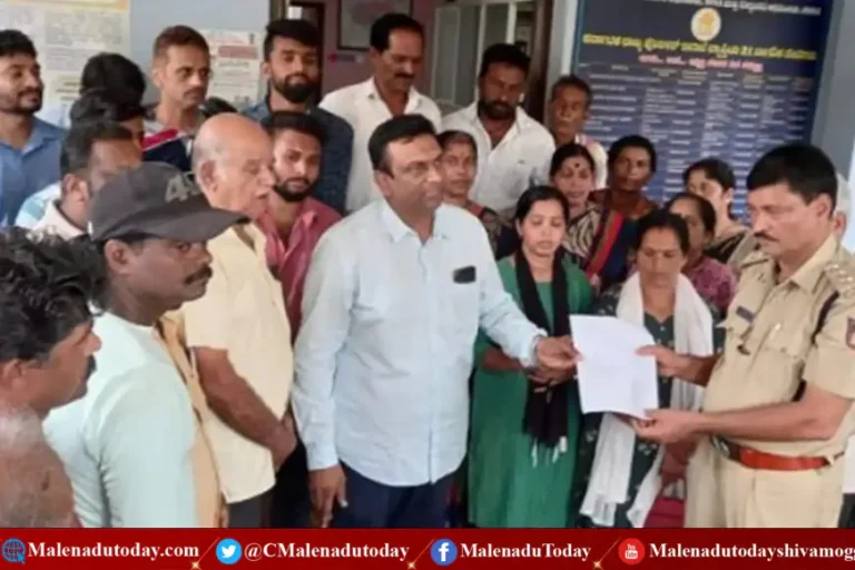 ಗ್ರಾಮಸ್ಥರು ಹಿಡಿದ ಆರೋಪಿಗಳನ್ನ ಬಿಟ್ಟು ಕಳಿಸಿದಕ್ಕೆ ಆಕ್ರೋಶ! ಡಿವೈಎಸ್ಪಿ ಕಚೇರಿ ಎದುರು ಪ್ರತಿಭಟನೆ