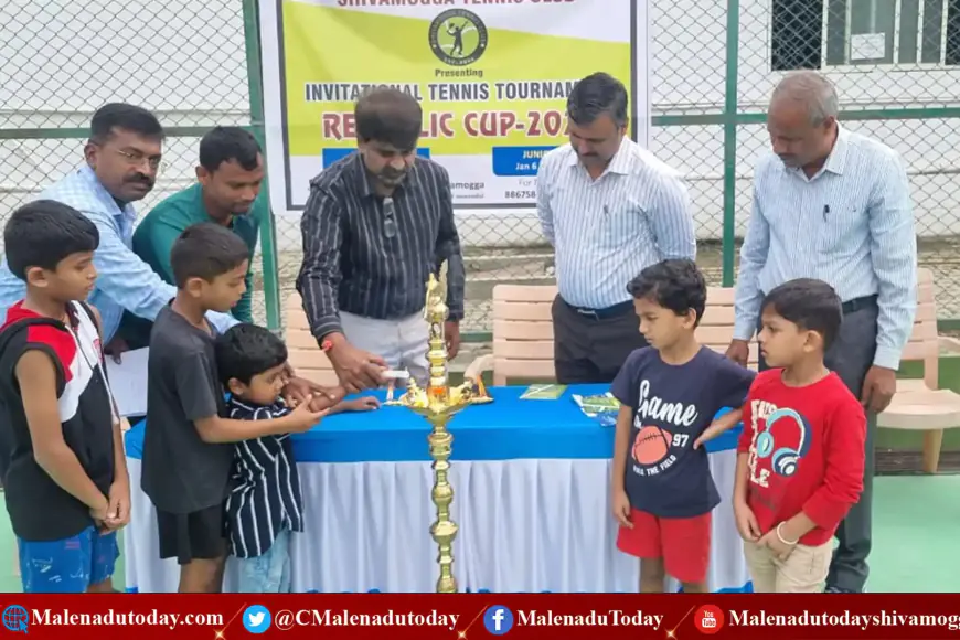 ರಾಜ್ಯ ಮಟ್ಟದ ಜೂನಿಯರ್ ವಿಭಾಗದ Tennis tournament Republic cup - 2024 ಕ್ರೀಡಾಕೂಟಕ್ಕೆ ಚಾಲನೆ 1 ರಾಜ್ಯ ಮಟ್ಟದ ಜೂನಿಯರ್ ವಿಭಾಗದ Tennis tournament Republic cup - 2024 ಕ್ರೀಡಾಕೂಟಕ್ಕೆ ಚಾಲನೆ