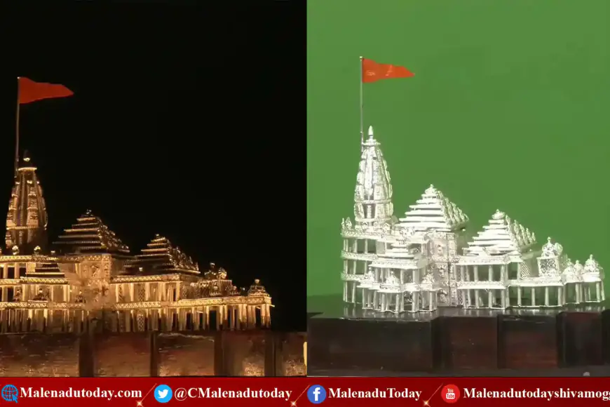 #RamMandirPranPrathistha |  ಶಿವಮೊಗ್ಗ ಜಿಲ್ಲೆ ಭದ್ರಾವತಿಯಲ್ಲಿ  ಚಿನ್ನ, ಬೆಳ್ಳಿಯ ರಾಮಮಂದಿರ ನಿರ್ಮಾಣ