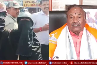 ಶಿವಪ್ಪ ನಾಯಕ ವೃತ್ತದಲ್ಲಿ ಮಹಿಳೆ ಘೋಷಣೆ !  ಅನುಮಾನ ವ್ಯಕ್ತಪಡಿಸಿದ ಮಾಜಿ ಸಚಿವ ಕೆ.ಎಸ್​.ಈಶ್ವರಪ್ಪ