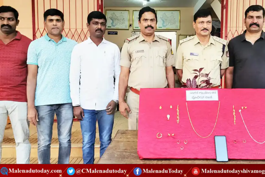 ಕಾಸ್ಟ್ಲಿ ಲೈಫ್​ಗಾಗಿ ಕಳ್ಳತನ. ಸಾಗರ ಗ್ರಾಮಾಂತರ ಸ್ಟೇಷನ್ ಪೊಲೀಸರಿಂದ ಅಪ್ರಾಪ್ತ ಸೇರಿ ಇಬ್ಬರ ಬಂಧನ