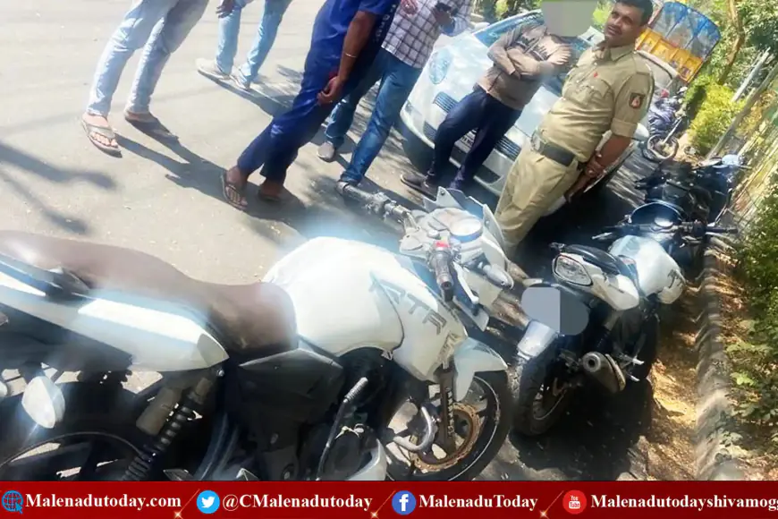 ಹಲೋ ಶಿವಮೊಗ್ಗ ಹೀಗೂ ಆಗುತ್ತೆ! ಅದಲು  ಬದಲಾಯ್ತು  ಒಂದೇ ಥರದ Apache ಬೈಕ್​! ಮಾಲೀಕರು ಶಾಕ್