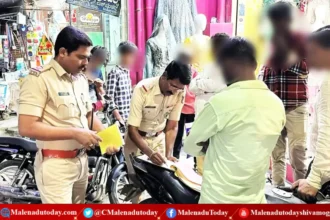 ಕೆ.ಆರ್​. ಪುರಂ, ಎಂಕೆಕೆ ರೋಡ್​ ಸೇರಿದಂತೆ ಶಿವಮೊಗ್ಗದ ವಿವಿದೆಡೆ  foot patrolling ನಡೆಸಿದ ಪೊಲೀಸ್ ! ಏನಿದು?