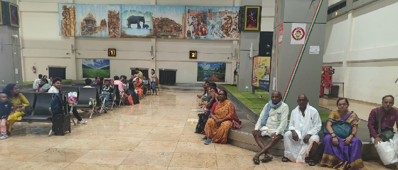 ಶಿವಮೊಗ್ಗ ವಿಮಾನ ನಿಲ್ದಾಣಕ್ಕೆ ಬದಲಾಗಿ ಬೆಳಗಾವಿಯಲ್ಲಿ ಇಳಿದ ತಿರುಪತಿ ವಿಮಾನ