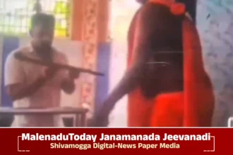 bhadravati news today : ದೇವಸ್ಥಾನದಲ್ಲಿ ನಡೆದಿದೆ ಎನ್ನಲಾದ ಮಚ್ಚು ಪೂಜೆ