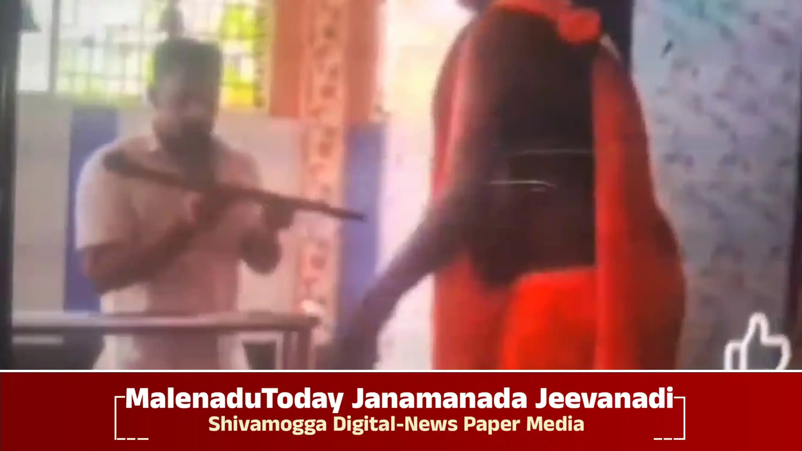 bhadravati news today : ದೇವಸ್ಥಾನದಲ್ಲಿ ನಡೆದಿದೆ ಎನ್ನಲಾದ ಮಚ್ಚು ಪೂಜೆ