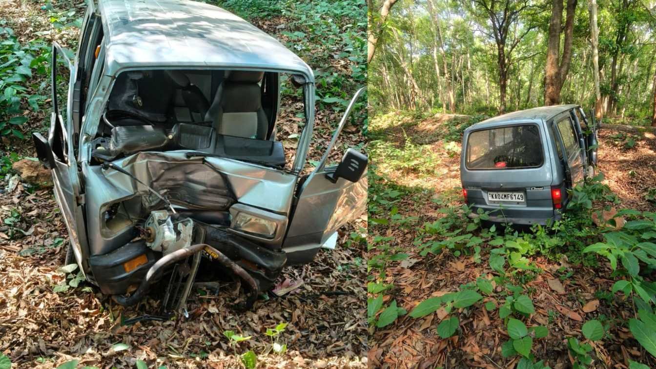 car accident : ಸಕ್ರೆಬೈಲ್ನಲ್ಲಿ ಮರಕ್ಕೆ ಡಿಕ್ಕಿ ಹೊಡೆದ ಕಾರು | ಚಾಲಕ ಸಾವು 1 car accident