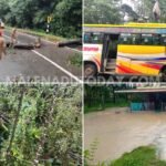 Shivamogga Rains , Hosanagara Floods , Thirthahalli Trees Fall , Agumbe Road Blocked , Monsoon Update Karnataka , Haneya Bus Incident ,Power Line Falls, Thirthahalli Tree Fall,Agumbe Road Block
