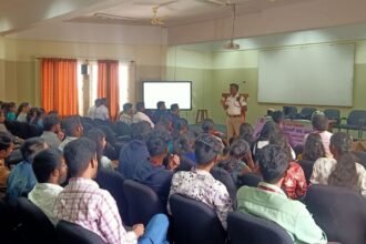 Traffic rules awareness program at PES College