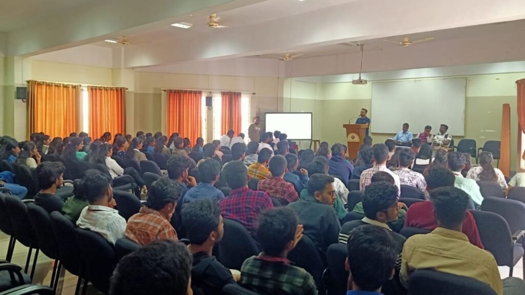 Traffic rules awareness program at PES College