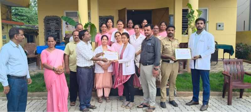 blood donated by shivamogga police
