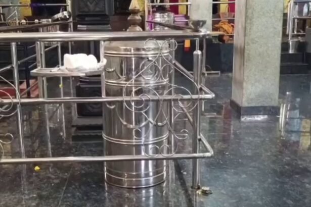 800 year old bhootappana temple theft shivamogga