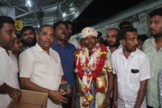  Operation Sindoor Shivamogga Soldier Grand Welcome