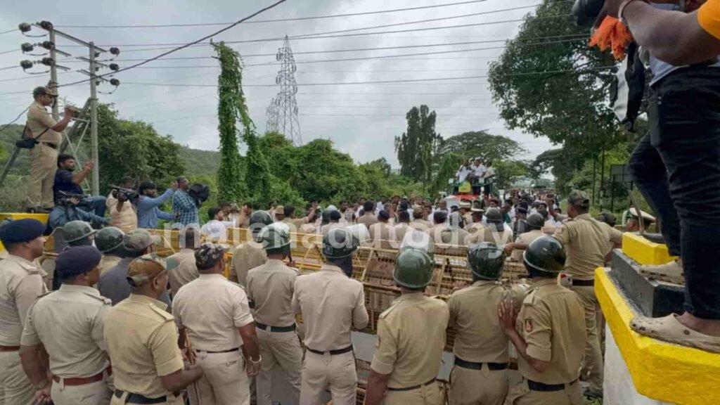 farmers protest