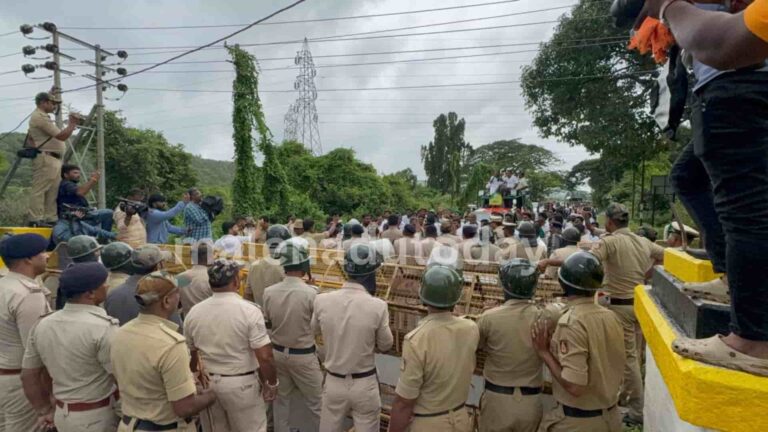 farmers protest