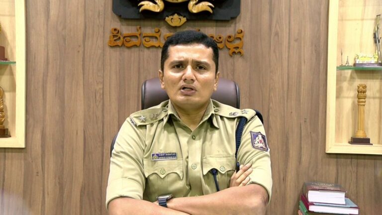Shivamogga Police Urge Beware of Online Scams Pakistan Zindabad Slogans shiralakoppa police raid and sp statement  bommanakatte murder case sp mithun kumar