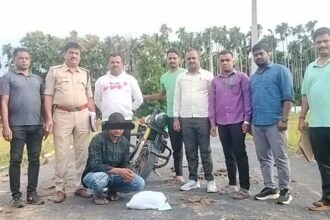 Shivamogga Drug Bust1.2 KG Ganja Seized