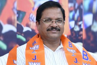 Minister Madhu Bangarappa ಬಿಜೆಪಿ ಜಿಲ್ಲಾಧ್ಯಕ್ಷ ಎಲ್​ ಕೆ ಜಗದೀಶ್​