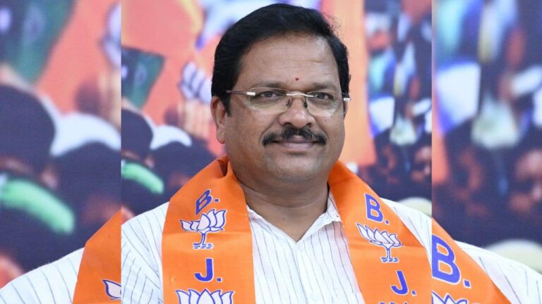 Minister Madhu Bangarappa ಬಿಜೆಪಿ ಜಿಲ್ಲಾಧ್ಯಕ್ಷ ಎಲ್​ ಕೆ ಜಗದೀಶ್​