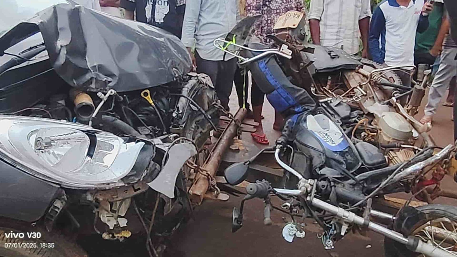 shikaripura car accident