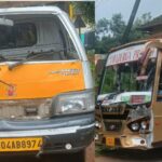 accident today ಅಪಘಾತದ ರಭಸಕ್ಕೆ ನುಜ್ಜುಗುಜ್ಜಾದ ವಾಹನ