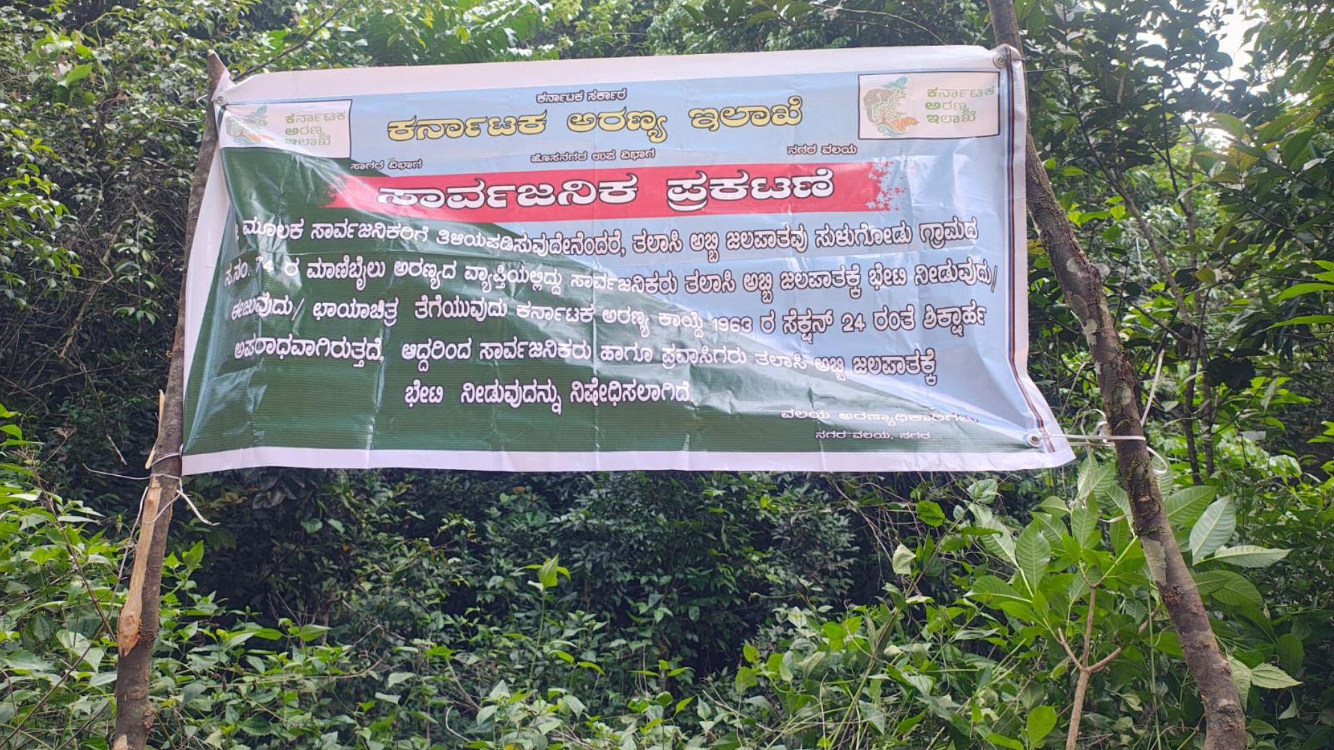 Jp story ಪ್ರವೇಶ ನಿರ್ಭಂದಿಸಿ ಬೀರ್ಡ್ ಹಾಕಿದ ಅರಣ್ಯ ಇಲಾಖೆ
