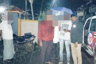ERV Police shivamogga ಪಟಾಕಿ ಹೊಡೆಯದಂತೆ ಸೂಚಿಸಿದ ಪೊಲೀಸರು