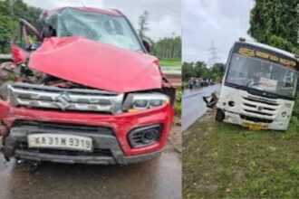 Car and Bus accident
