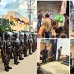 Shimoga Police Conducts Route March 