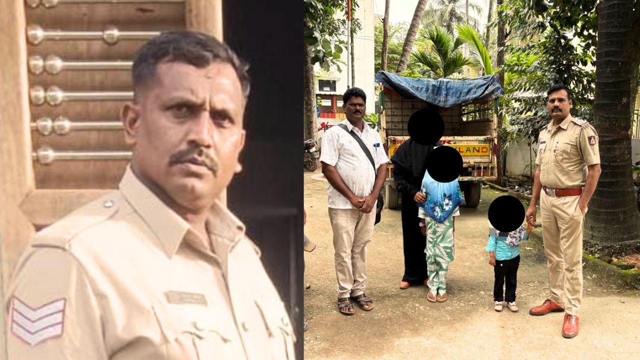 shivamogga police save children in holehonnuru