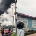 fire accident in Auto complex