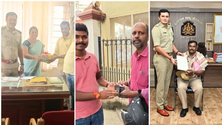 helping nature of shivamogga police