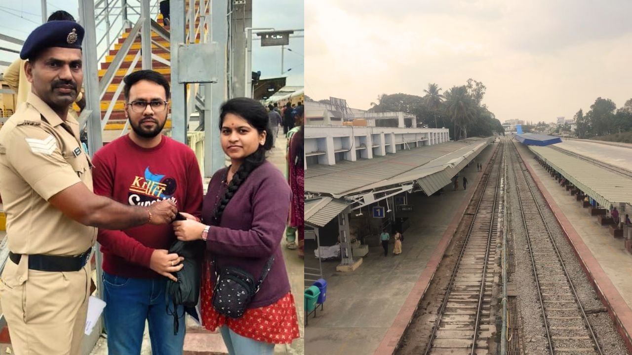 Passenger lost her bag in shivamogga railway station