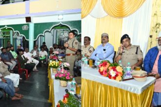 sp peace meeting in Sunni Jamia Masjid