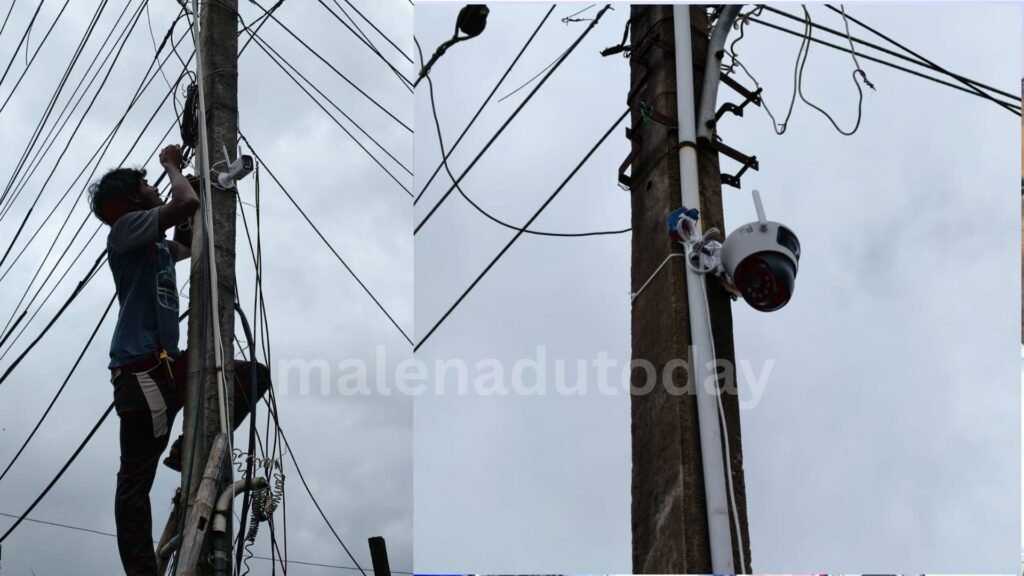 Cc camera ಸೂಕ್ಷ್ಮ ಪ್ರದೇಶಗಳಲ್ಲಿ ಸಿಸಿ ಕ್ಯಾಮರಾ ಅಳವಡಿಸುತ್ತಿರುವುದು