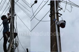 Cc camera ಸೂಕ್ಷ್ಮ ಪ್ರದೇಶಗಳಲ್ಲಿ ಸಿಸಿ ಕ್ಯಾಮರಾ ಅಳವಡಿಸುತ್ತಿರುವುದು