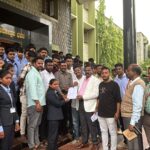 NSUI protests