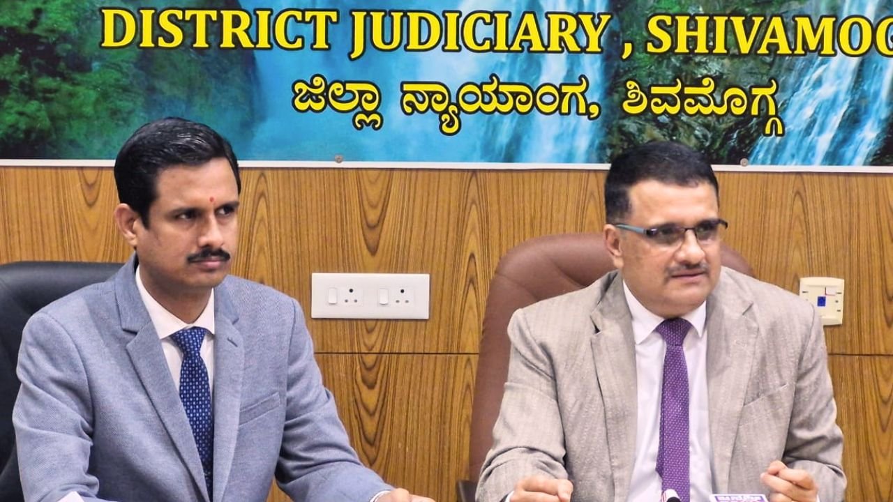 Lok Adalat and other legal services in shivamogga district court.
