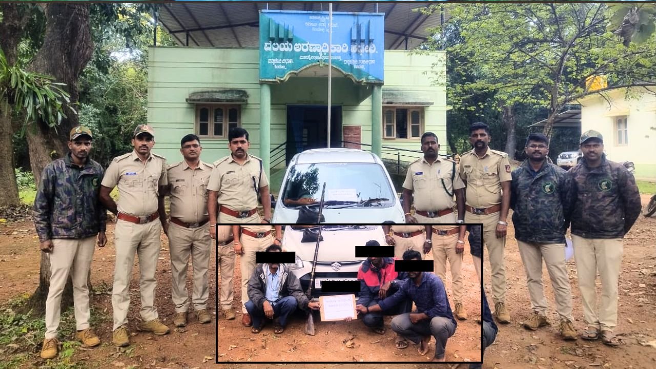 Three Poachers Arrested in Ripponpete Forest