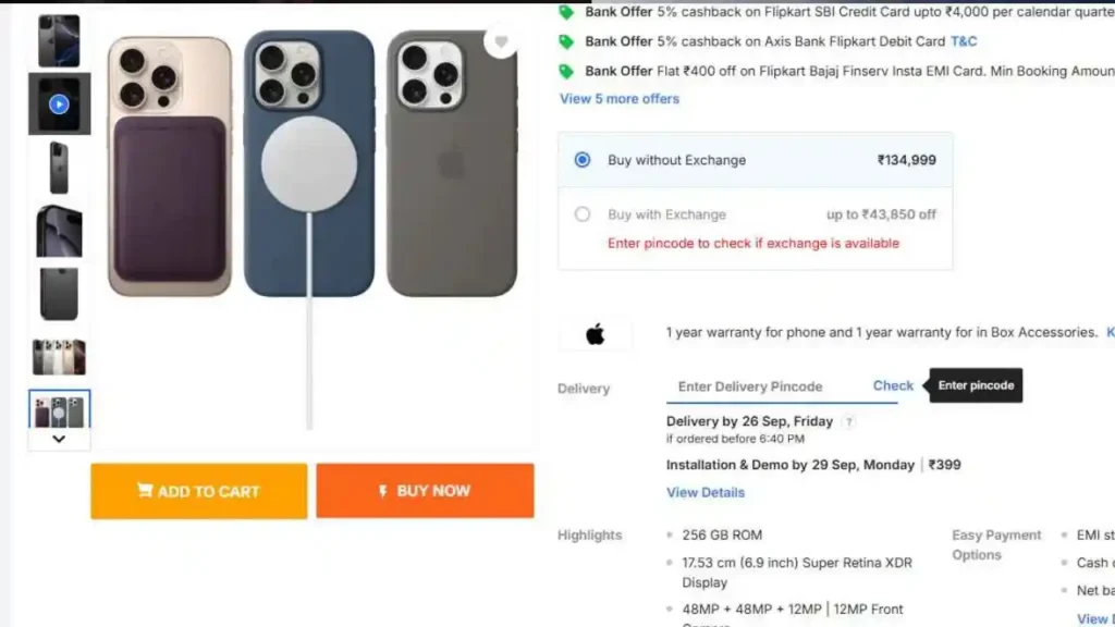 iPhone 16, iPhone 16 Pro, Flipkart Big Billion Days 2025, iPhone 16 Pro price, iPhone exchange offer, Apple Glowtime, iPhone 16 specifications, iPhone 16 Pro camera,