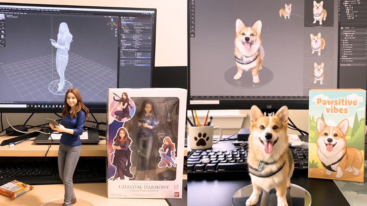 Prompt : How People Are Making Viral AI 3D Figurines with Google Nano Banana