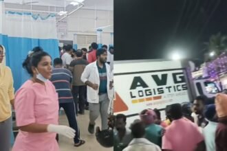 Lorry Hits Ganesha Procession in Hassan