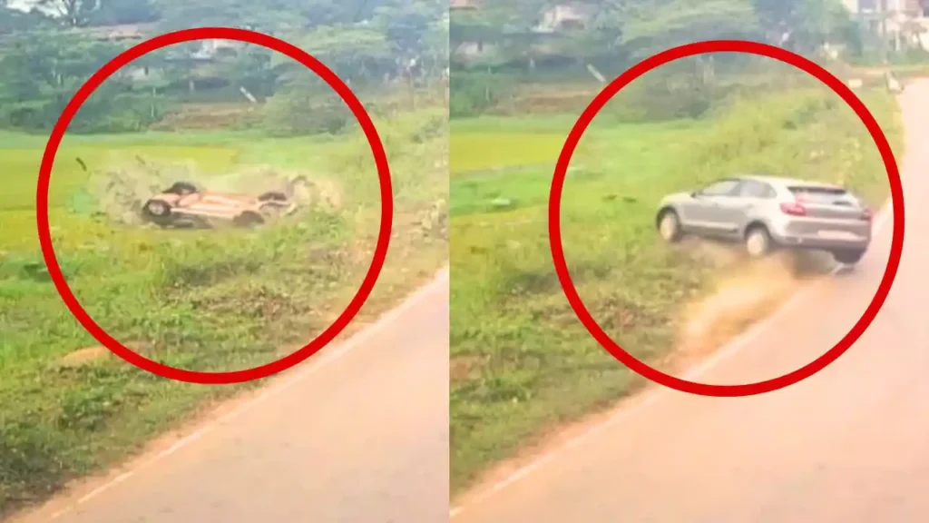 Devastating Car Crash Caught on CCTV in Ripponpet